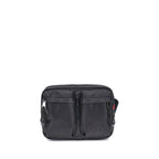 Black Polyester Shoulder Bag