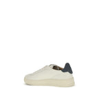 Blue Calf Leather Bos Taurus Low Top Sneakers