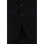Black Fleece Wool Two-Piece Suit