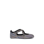 Gray Polyethylene Ballet Flats