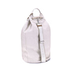 White Cotton Backet Bag