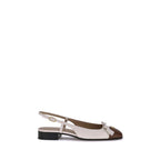 Cream Goatskin Ballet Flats