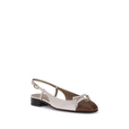 Cream Goatskin Ballet Flats