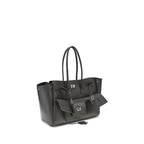 Black Calf Leather Bos Taurus Shoulder Bag