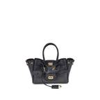 Black Calf Leather Bos Taurus Shoulder Bag