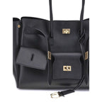 Black Calf Leather Bos Taurus Shoulder Bag