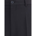 Black Viscose Dress Pants