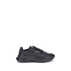 Black Calf Leather Bos Taurus Athletic Sneakers