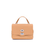 Beige Calf Leather Bos Taurus Handbag