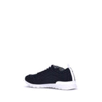 Black Cotton Athletic Sneakers