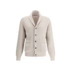 Beige Cotton Cardigan