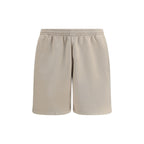 Beige Cotton Bermuda Shorts