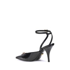 Black Calf Leather Bos Taurus High Heel Pumps