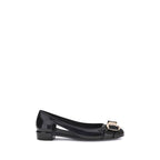 Black Rubber Ballet Flats