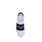 White Calf Leather Bos Taurus Low Top Sneakers
