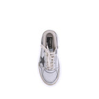 White Rubber Low Top Sneakers
