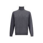 Gray Wool Turtleneck
