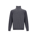 Gray Wool Turtleneck