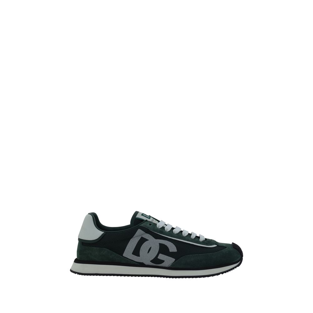 Green Calf Leather Bos Taurus Athletic Sneakers