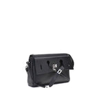 Black Calf Leather Bos Taurus Shoulder Bag