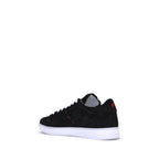 Black Rubber Low Top Sneakers