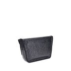 Black Calf Leather Bos Taurus Shoulder Bag