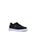 Black Calf Leather Bos Taurus Low Top Sneakers