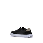 Black Calf Leather Bos Taurus Low Top Sneakers