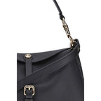 Black Calf Leather Bos Taurus Shoulder Bag