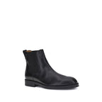 Black Calf Leather Bos Taurus Chelsea Boots