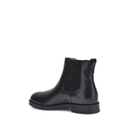 Black Calf Leather Bos Taurus Chelsea Boots