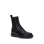 Black Calf Leather Bos Taurus Chelsea Boots
