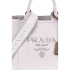Cream Cotton Shoulder Bag
