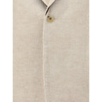 Beige Cotton Blazer