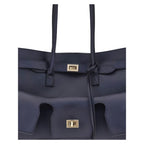 Blue Calf Leather Bos Taurus Shoulder Bag
