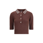 Brown Nylon Sweatshirt