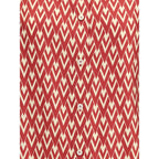 Red Silk Pattern Shirt