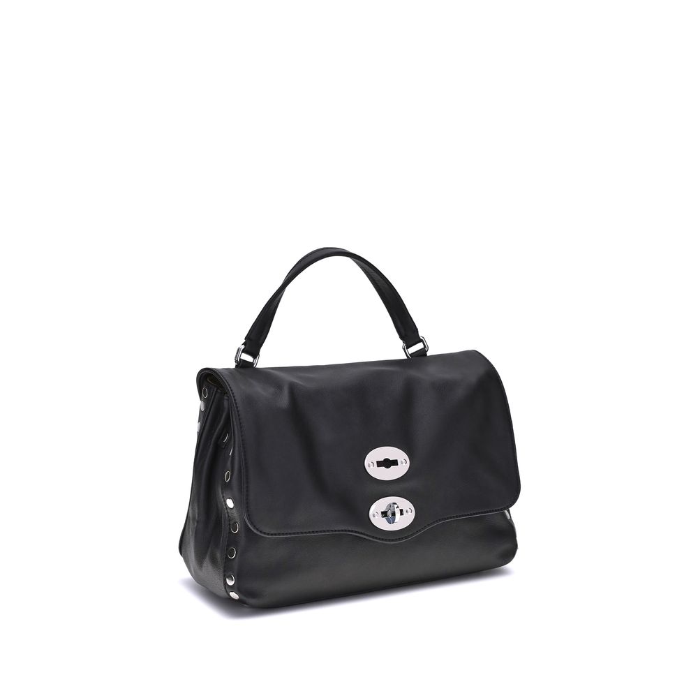 Black Calf Leather Bos Taurus Shoulder Bag