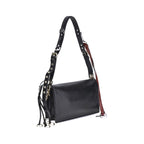 Black Calf Leather Bos Taurus Shoulder Bag