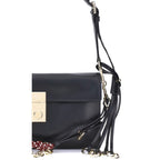 Black Calf Leather Bos Taurus Shoulder Bag