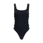Black Polyamide One-Piece Swimsuit