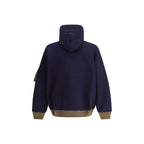 Blue Cotton Hoodie