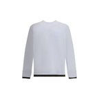 White Cotton Long Sleeve T-Shirt