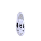 White Rubber Low Top Sneakers