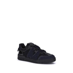 Black Calf Leather Bos Taurus Athletic Sneakers