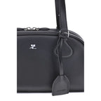 Black Calf Leather Bos Taurus Shoulder Bag