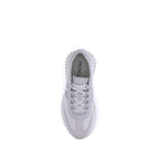 White Polyamide Low Top Sneakers