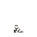 Black Calf Leather Bos Taurus Platform Sandals