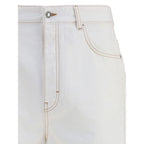White Cotton Jeans Denim