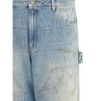 Light Blue Cotton Jeans Denim
